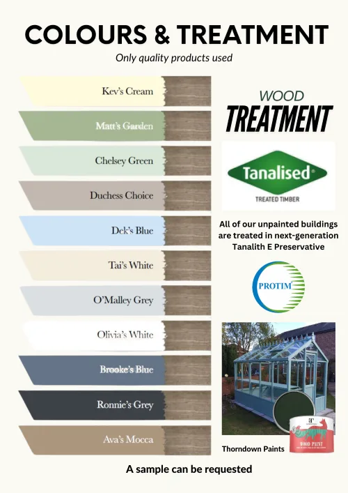 Colour swatch and treatment Longsight Home and Garden 500 x 765