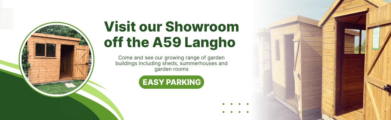 show site banner shaws for sheds