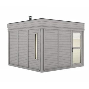 CUBE SAUNA 3 X 3 WITH CHANGING ROOM