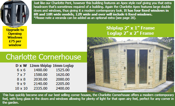 Charlotte Corner Summerhouse 2026