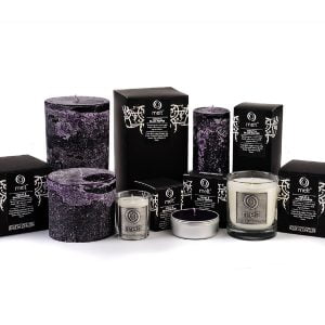 Violet & Black Pepper Scented Candle