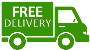 Free delivery sign, free shipping service longsight home and garden