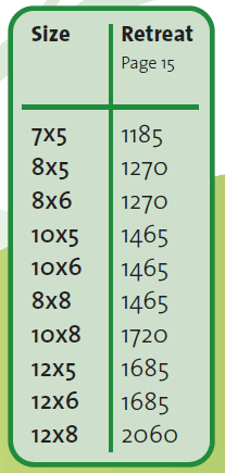 Retreat Price List 2026