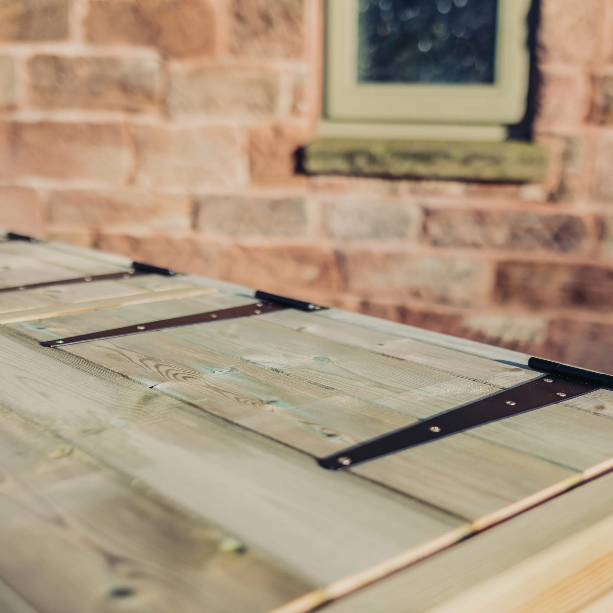 triple wheelie bin store