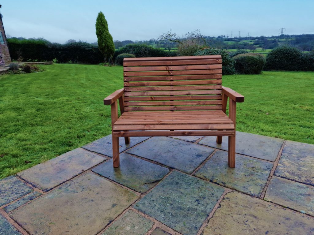 Ribble Valley 2 Seated Treated Bench Longsight Home and Garden