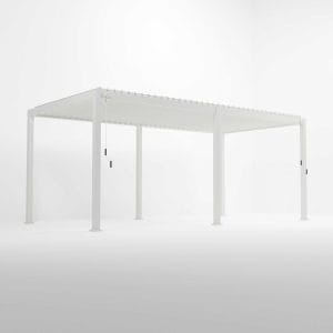 Nova - Titan Aluminium Pergola - 6m x 3.6m Pergola - White
