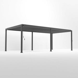 Nova - Titan Aluminium Pergola - 7.2m x 3.6m Pergola - Grey