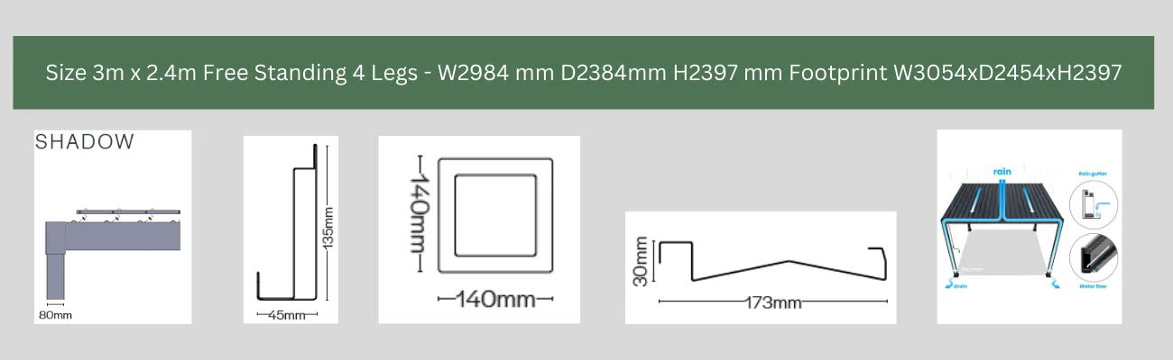 Shadow Spec Banner 3 x 2.4