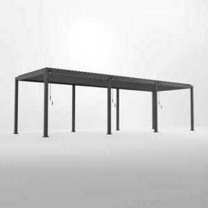 Nova - Titan Pergola - 9.0m x 3.0m Pergola - Grey