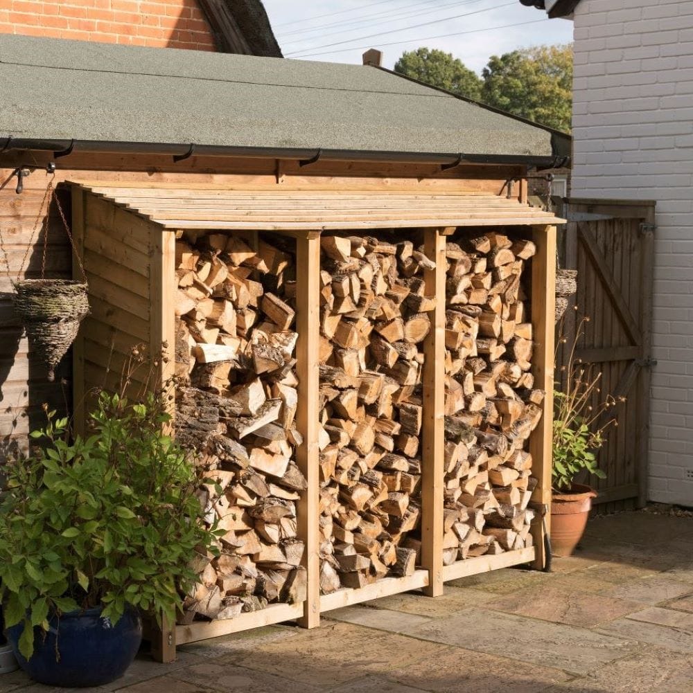 log Storage kiln dried logs uk
