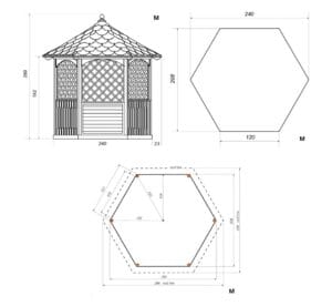 Carleton Standard Gazebo Base Plan M