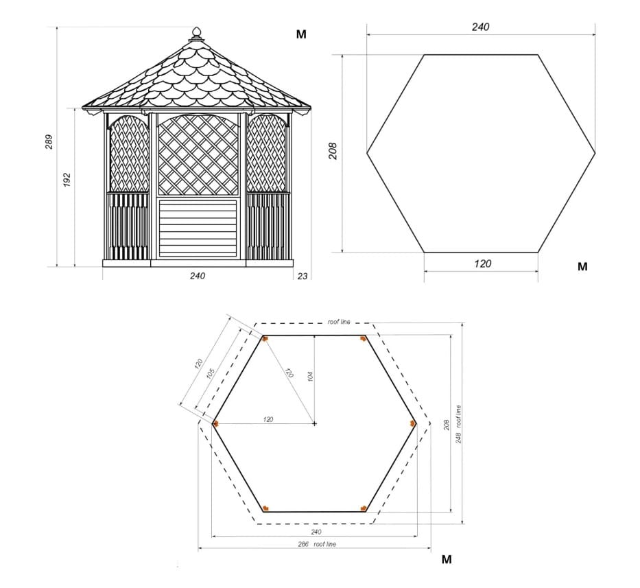 Carleton Standard Gazebo Base Plan M