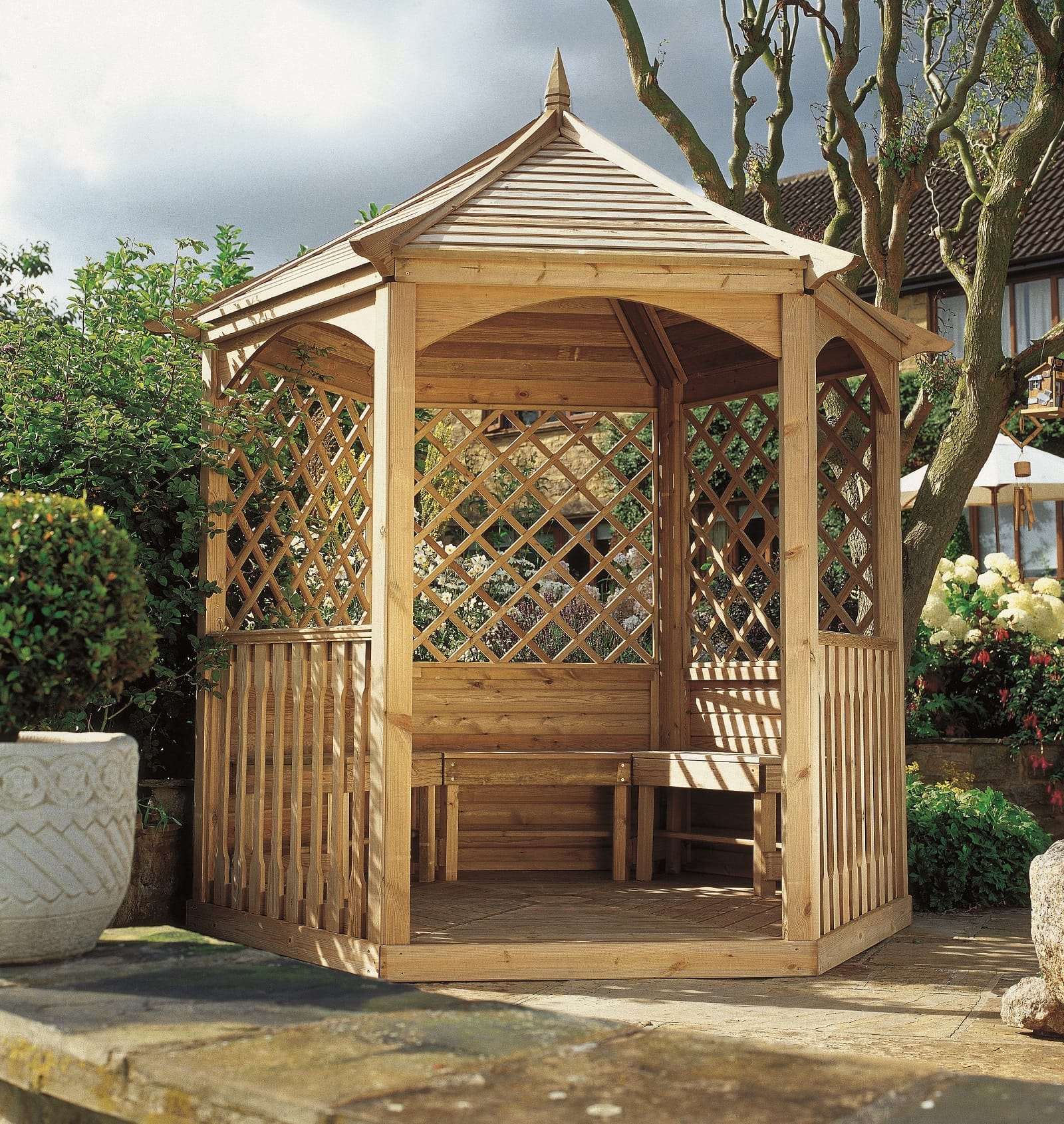 carleton gazebo wooden roof option