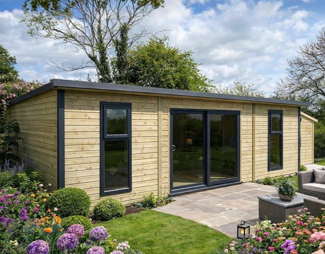 UPVC Cambridge Pent Summerhouse Jan 2026