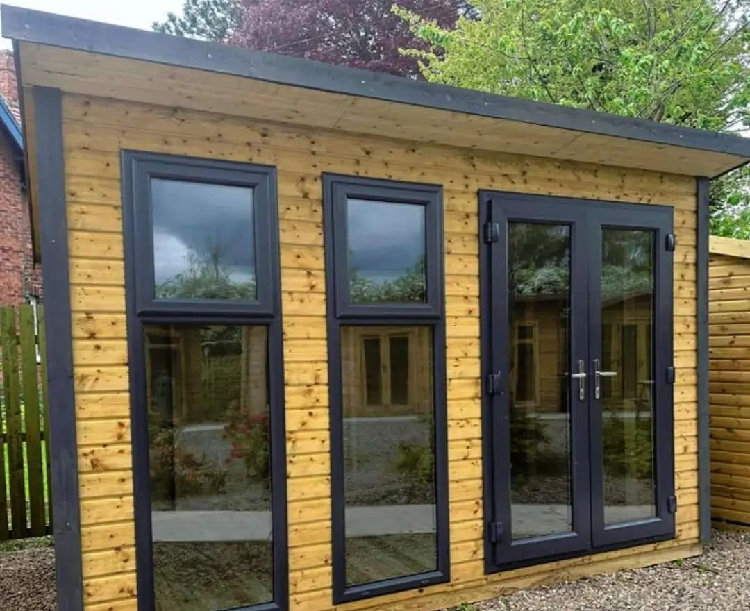 UPVC Pent Garden Room