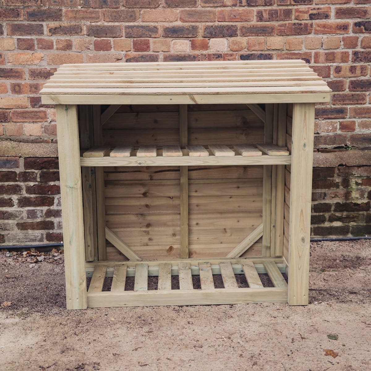4 x 4 Log Store Longsight Home and Garden 2