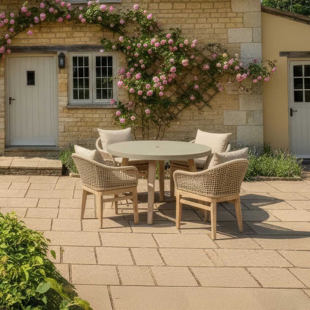 Nova 4 Seat Rope Outdoor Dining Set