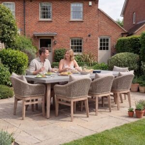 Nova 8 Seat Rope Outdoor Dining Set