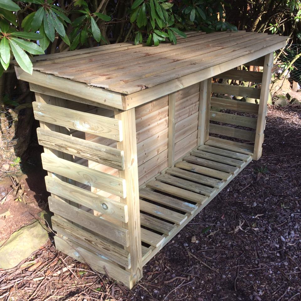 LSOP4X6 slatted log store